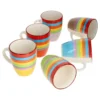 6er Set Kaffeebecher Ibiza Rainbow Summer - 24326544