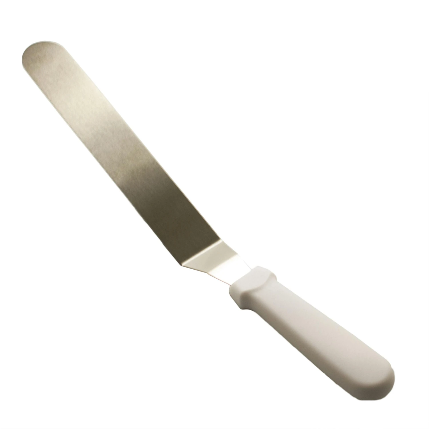 Tortenheber/ Tortenmesser/ Winkelpalette Aus Edelstahl - 25,5 Cm Schwarzer Griff 2 Tortenheber/ Tortenmesser/ Winkelpalette Aus Edelstahl - 25,5 Cm Schwarzer Griff – Bild 2