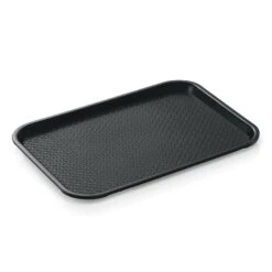 WAS Germany - Tablett Tray 95, 41,4 X 30,4 X 2 Cm, Schwarz, Polypropylen (9523414)
