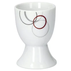 Kombiservice Palazzo 62tlg. - Weißes Porzellan Mit Kreise- Dekor In Grau Und Dunkelrot - Für 6 Personen -Villeroy & Boch Angebote Store bb7298e5 15b0 40a0 a07e 97406b38cae2 scaled