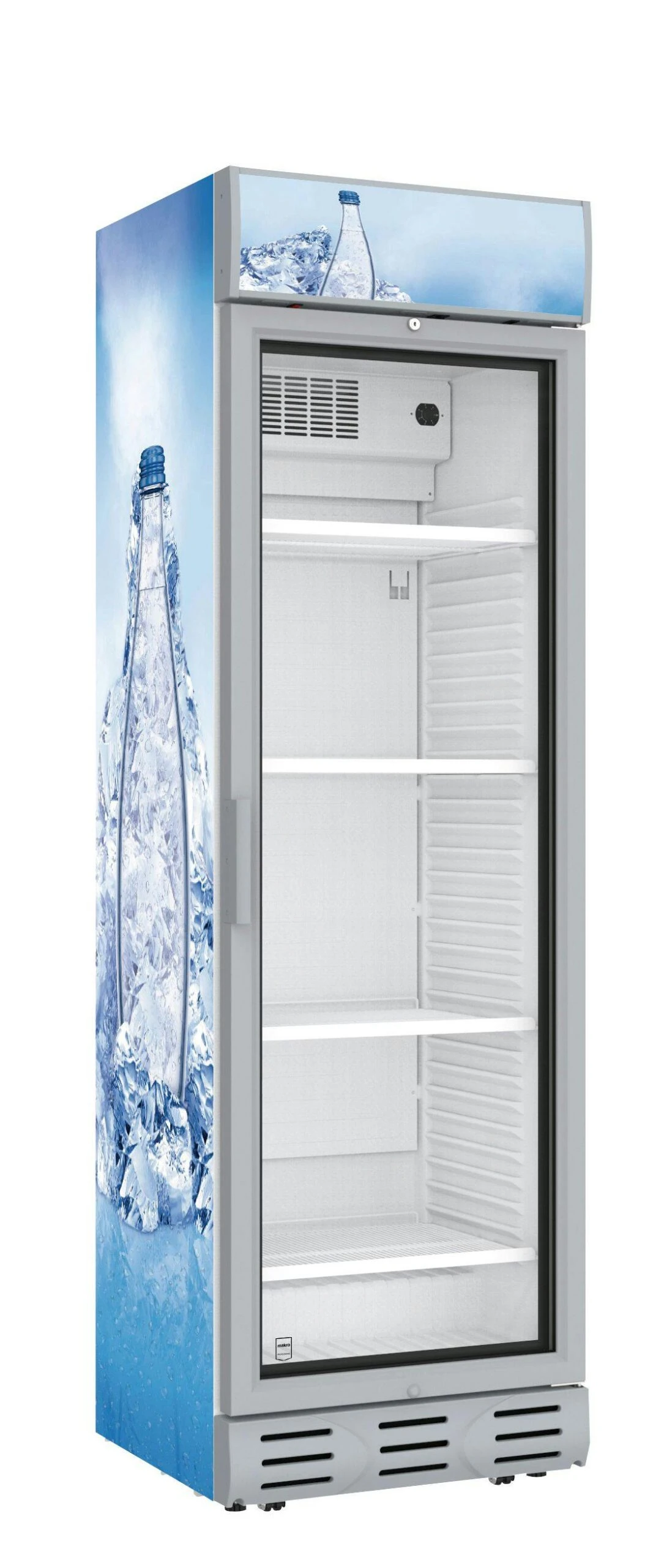 METRO PROFESSIONAL Glastürkühlschrank/ Kühlvitrine GSC5350WS, 59.5 X 62.4 X 200 Cm, 362 L, Lüfterunterstützte Kühlung, 270 W, 4 Rollen, Weiß 4 METRO PROFESSIONAL Glastürkühlschrank/ Kühlvitrine GSC5350WS, 59.5 X 62.4 X 200 Cm, 362 L, Lüfterunterstützte Kühlung, 270 W, 4 Rollen, Weiß – Bild 4